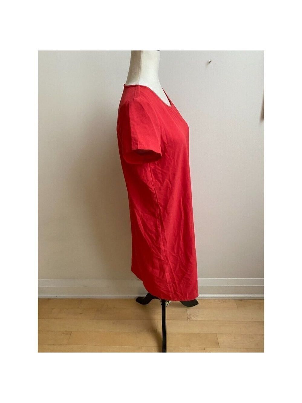 𝅺CHELSEA28 Women Shift Dress BNWOT Medium Short Sleeve - Picture 3 of 7